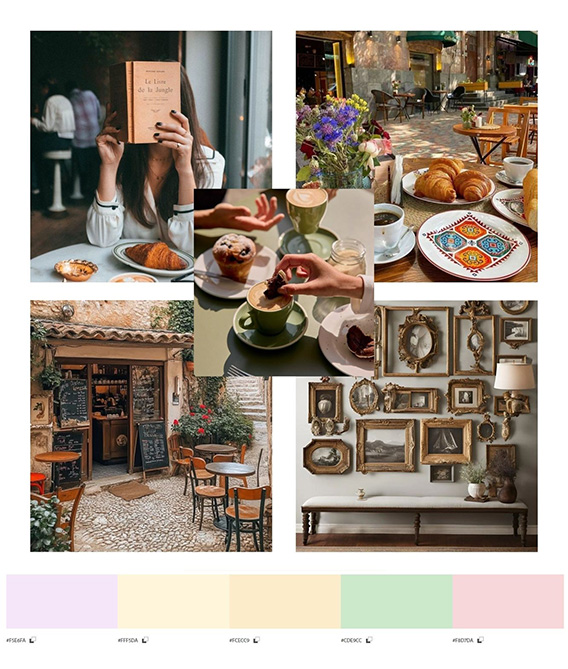 High-fidelity app prototype screens